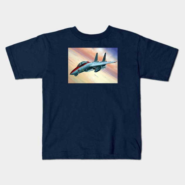 F14 Tomcat Kids T-Shirt by Aircraft.Lover